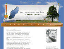 Tablet Screenshot of kummerow.de